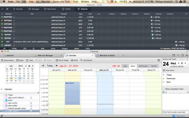 Devtools Network Monitor in Action